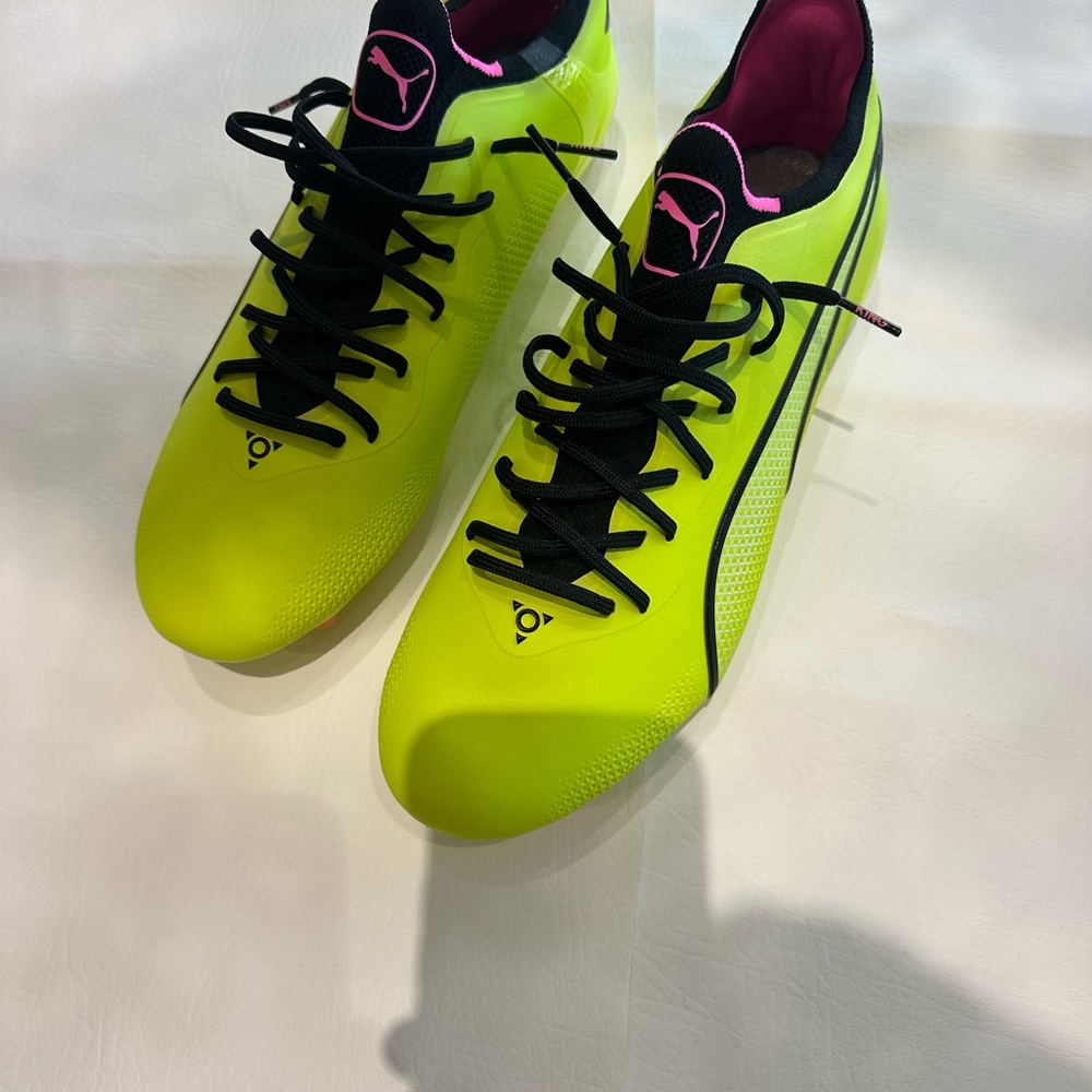 Puma Neon Yellow Soccer Cleats